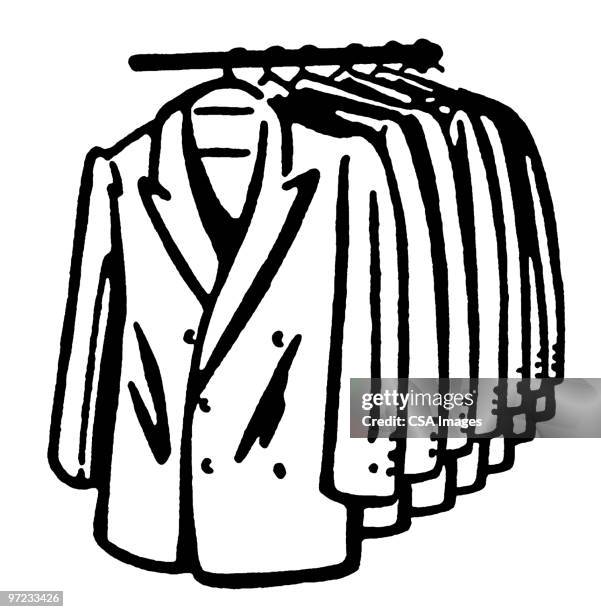 suits - jacket stock illustrations