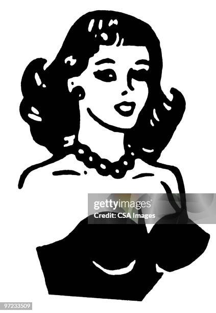 woman - strapless stock illustrations