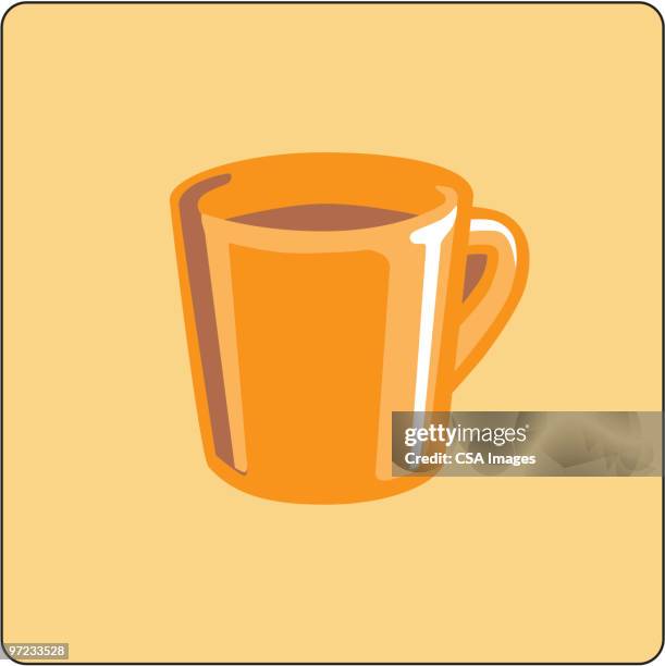 coffee mug - coffee cups stock illustrations