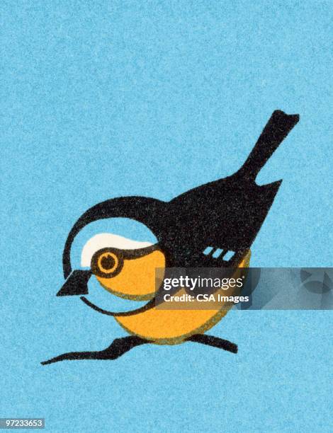 bird - 20th century stock illustrations