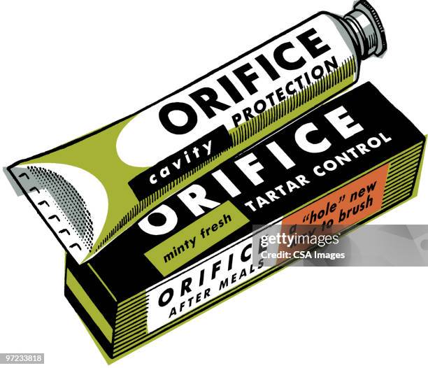 orifice paste - ointment stock illustrations