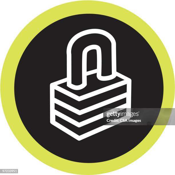 lock - data integrity icon stock illustrations
