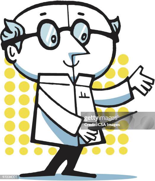 scientist - professor stock illustrations