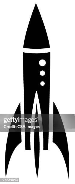 rocket - missile launch stock illustrations