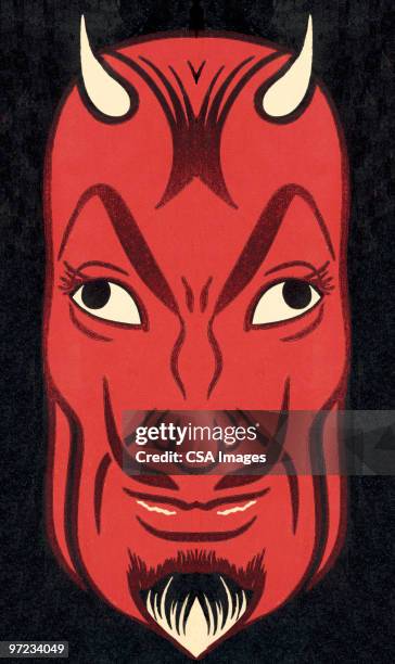 devil - demon stock illustrations