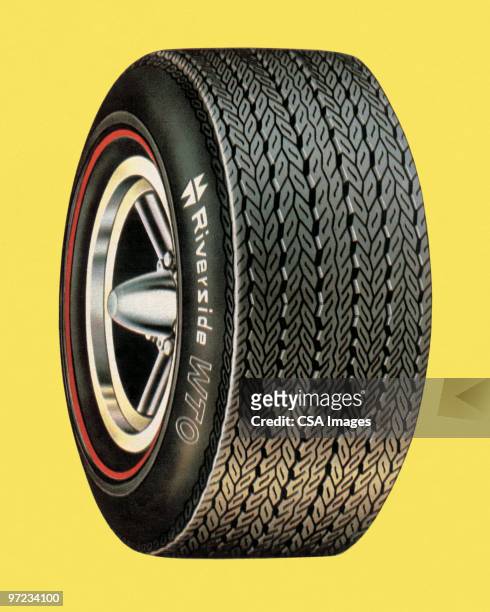 tire - wheel stock illustrations
