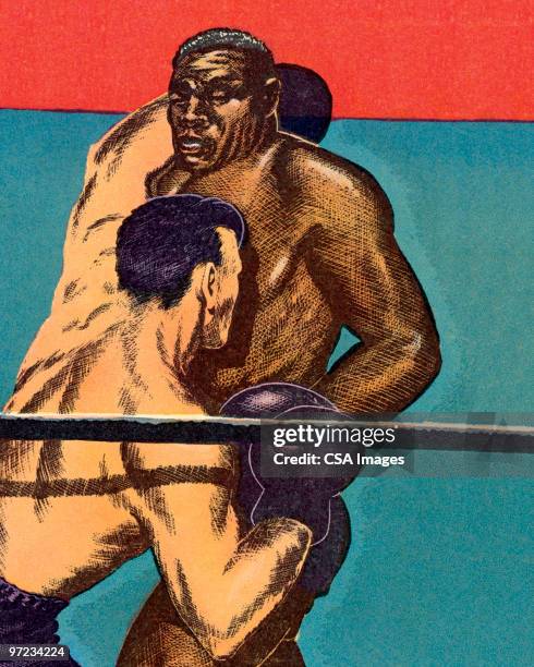 boxing - fighting ring stock illustrations