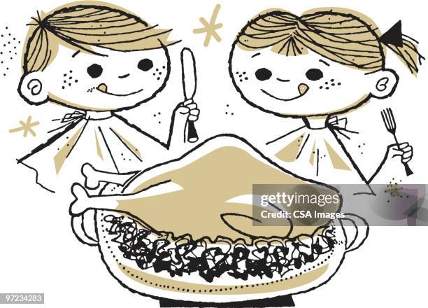 turkey - licking stock illustrations