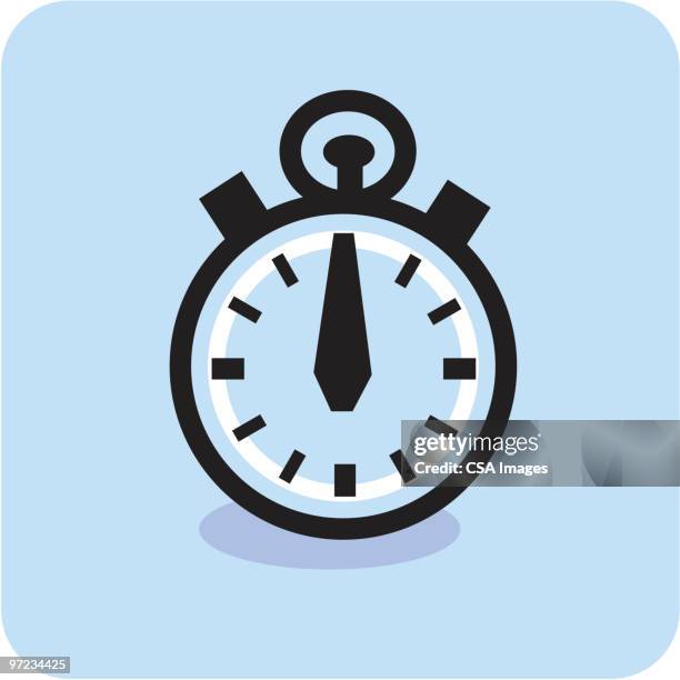 stopwatch - timer stock illustrations