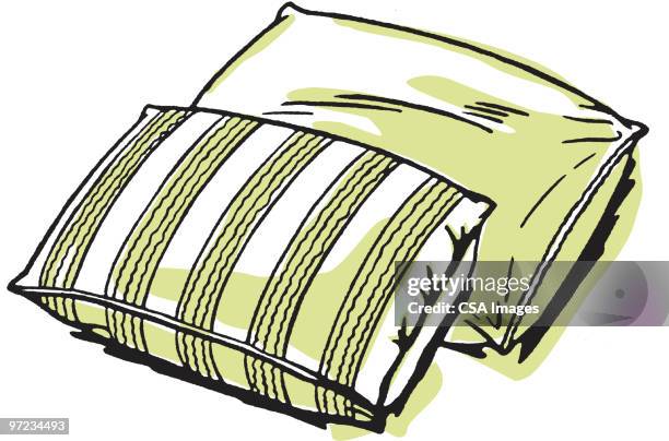 pillows - pillow stock illustrations