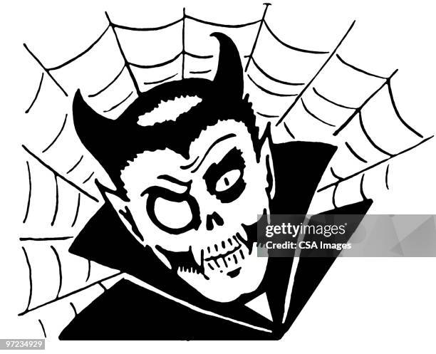 vampire - spinnenphobie stock-grafiken, -clipart, -cartoons und -symbole