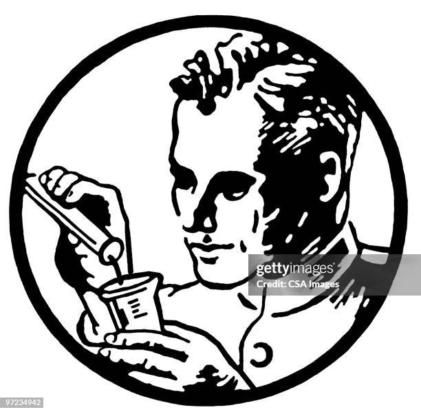 Science Val Drawing Science Vial Drawing High Res Illustrations - Getty Images