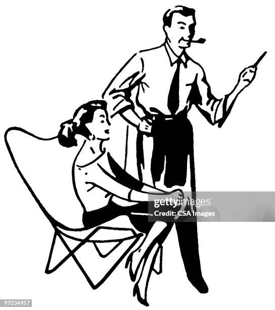 couple - couple talking stock illustrations