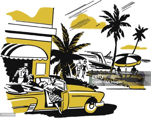 tropical resort - porter 幅插畫檔、美工圖案、卡通及圖標