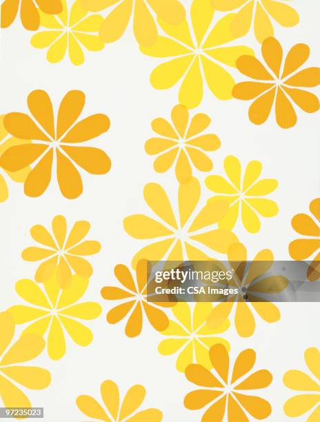 flower pattern - floral illustration stock-grafiken, -clipart, -cartoons und -symbole