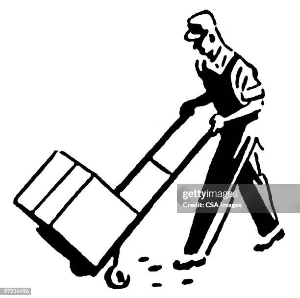 mover - removal men stock illustrations