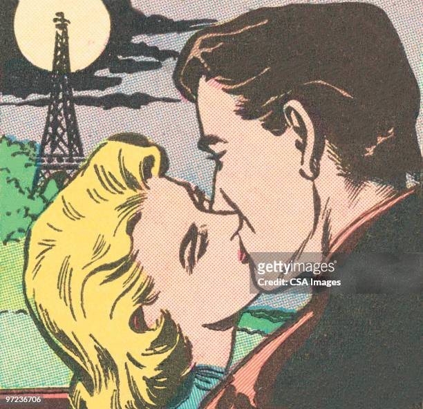 419 Cartoon Couple Kissing Photos and Premium High Res Pictures - Getty  Images