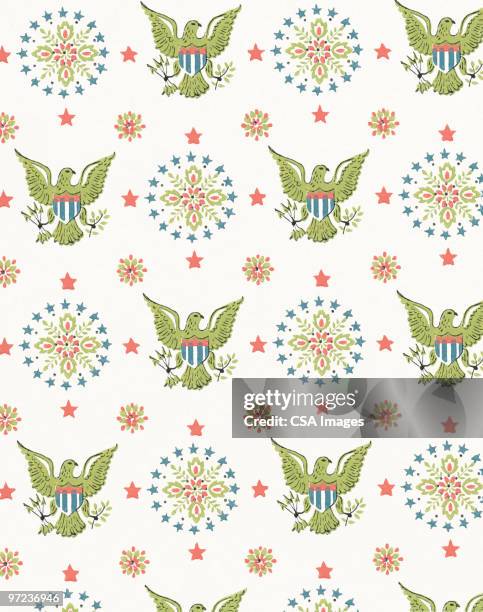 patriotic american pattern - representing stock illustrations