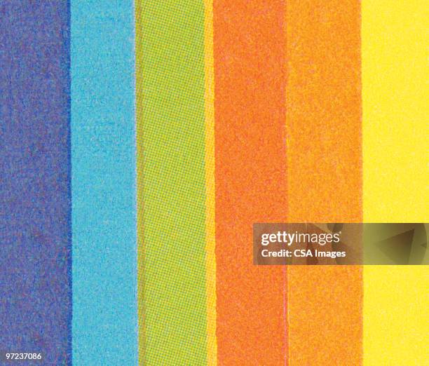 spectrum - rainbow colours stock illustrations