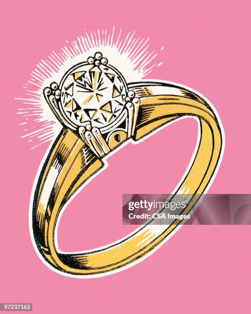 handcuffs and keys - engagement ring stock illustrations