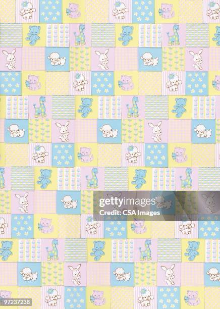 baby animals pattern - cute puppy stock illustrations