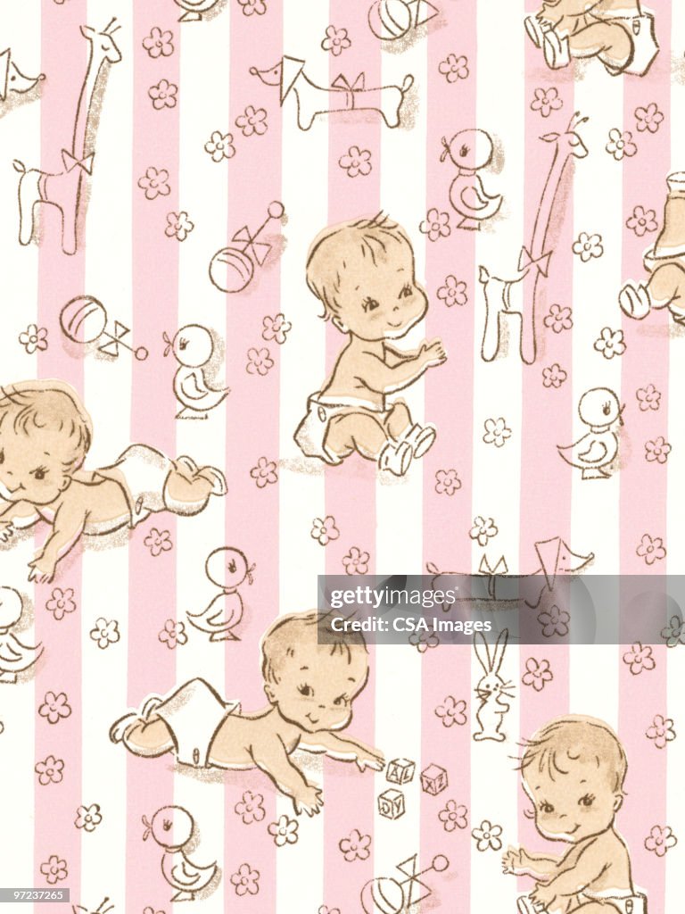 Newborn Pattern Vector Baby Pattern High-Res Vector Graphic - Getty Images