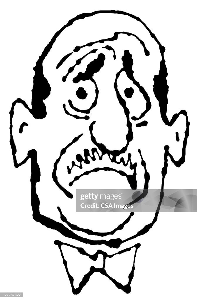 Worried Man High-Res Vector Graphic - Getty Images
