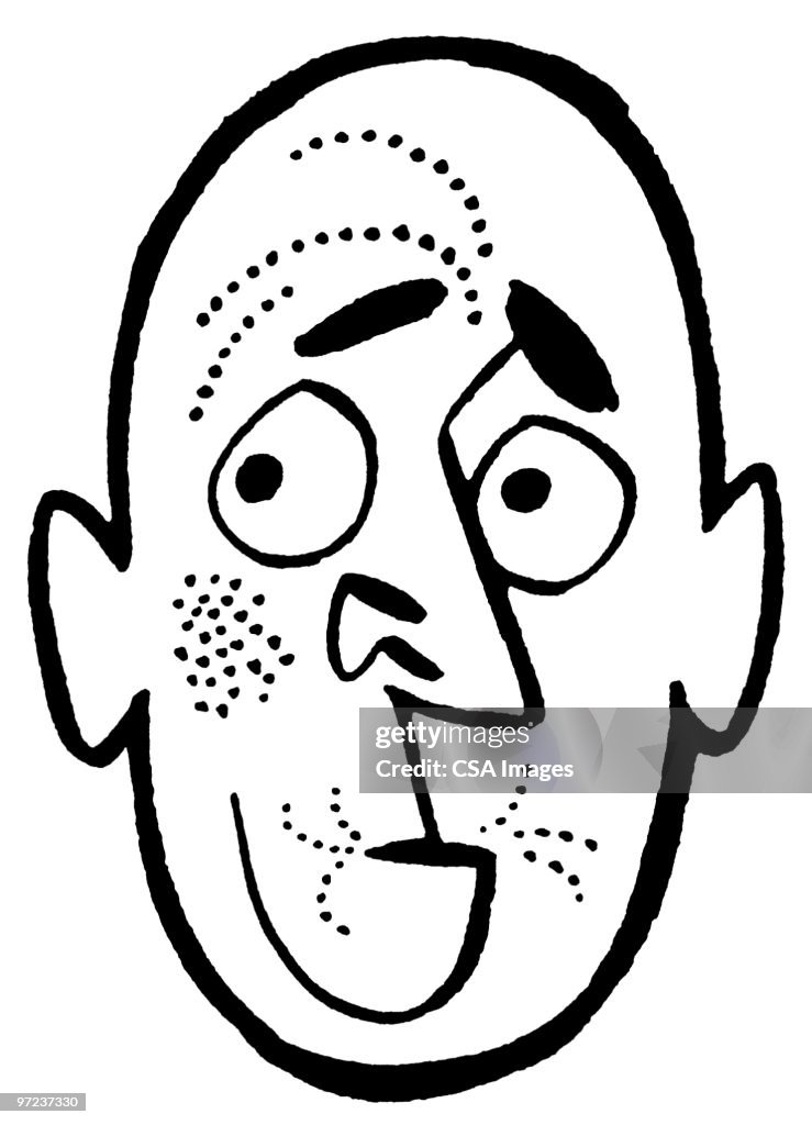 Worried Man High-Res Vector Graphic - Getty Images