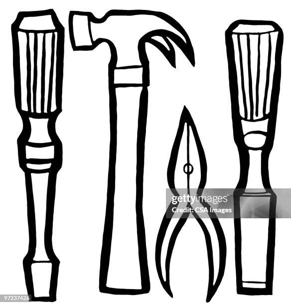 tools - pliers stock illustrations