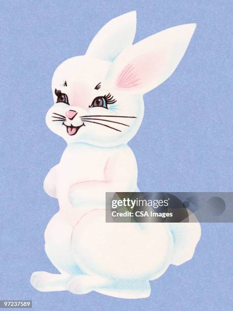 rabbit - animal ear stock illustrations