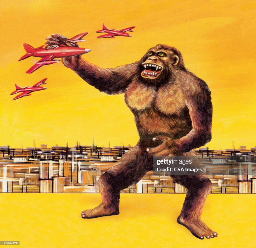 Necesitar Endulzar Intercambiar Giant Ape Ilustración de stock - Getty Images