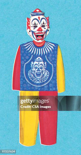 clown - disguise stock illustrations