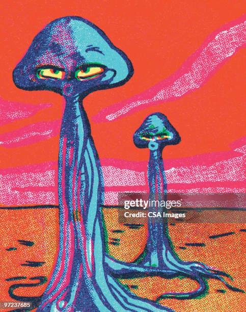 space explorer - squid stock illustrations