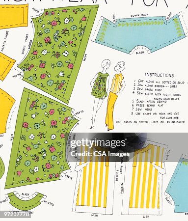 Dressmaker's pattern Dressmaker's pattern