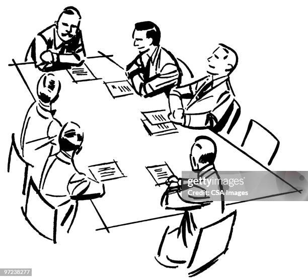 business meeting - business meeting stock illustrations