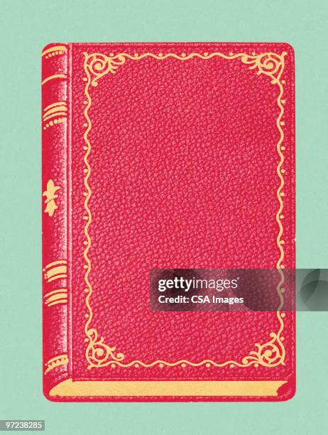 hardcover book - covering stock illustrations
