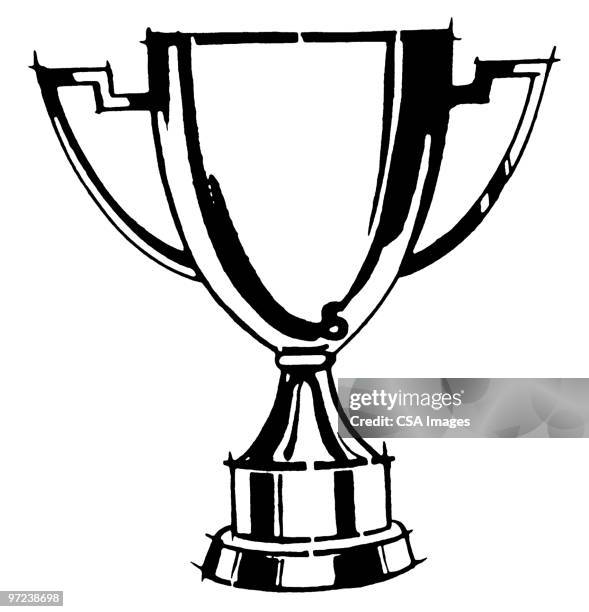 golden-cup style trophy - trophy award lnb basketball stock illustrations