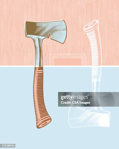 hatchet - axe stock illustrations
