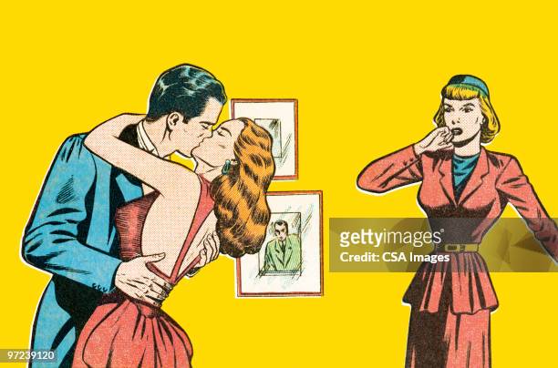 stockillustraties, clipart, cartoons en iconen met bad kiss - the minister of foreign affairs of iran in athens
