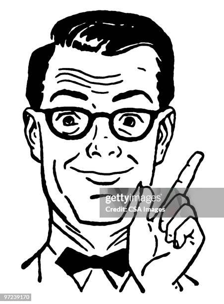 idea - man studying stock illustrations