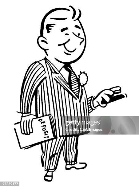 banker - financial advisor stock illustrations