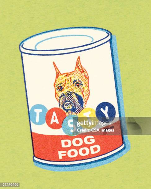 illustrazioni stock, clip art, cartoni animati e icone di tendenza di tasty dog food - mammal stock illustrations