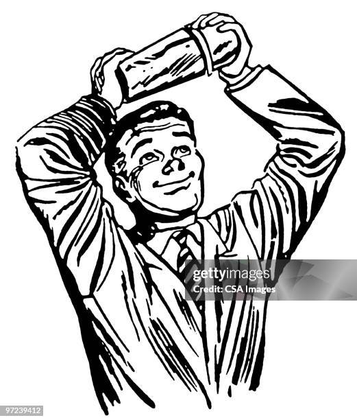 bartender - event host stock illustrations