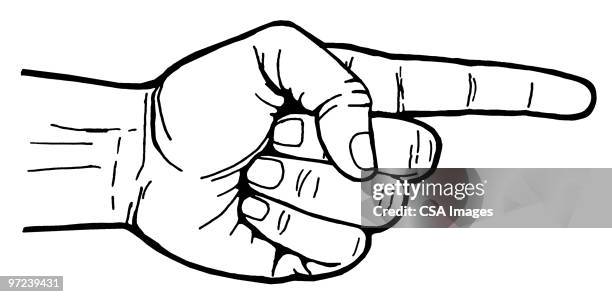 finger - index finger stock illustrations
