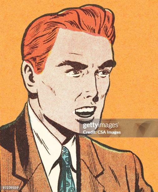 businessman - anger stock illustrations