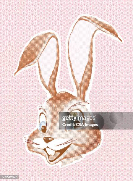 stockillustraties, clipart, cartoons en iconen met rabbit - dierlijk oor