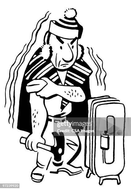 broken radiator - radiator stock illustrations