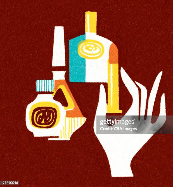 beauty products - lipstick stock illustrations stock illustrations