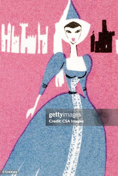 princess - princess-castle-background stock illustrations