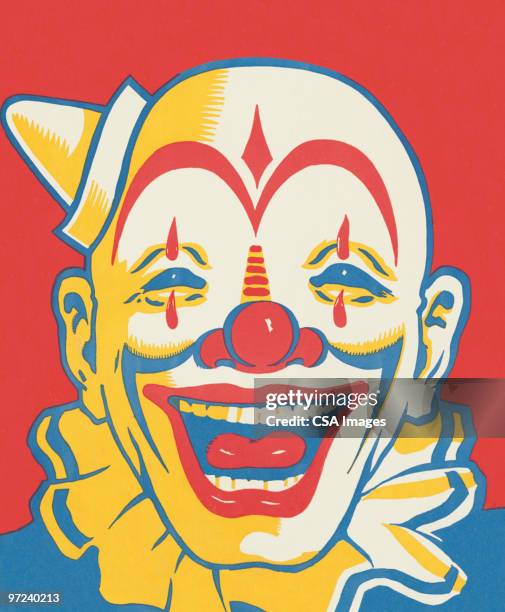 ilustrações, clipart, desenhos animados e ícones de clown - clown